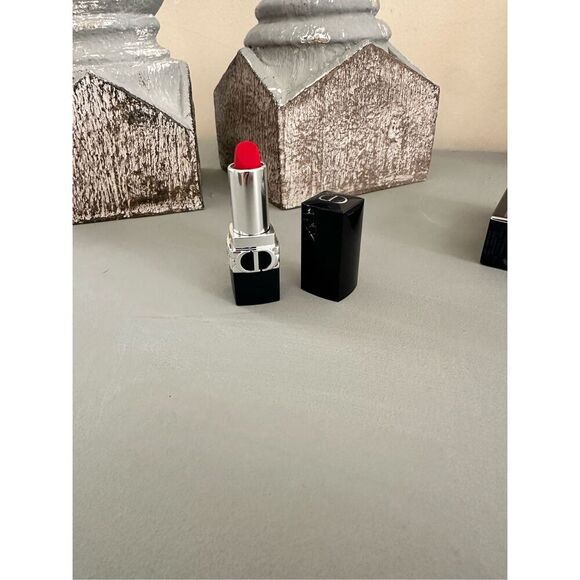 Rouge Dior Shade 999 Velvet Red Mini Lipstick New - Picture 6 of 6